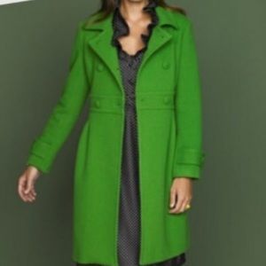 J. Crew Green Gramercy Coat Size 0